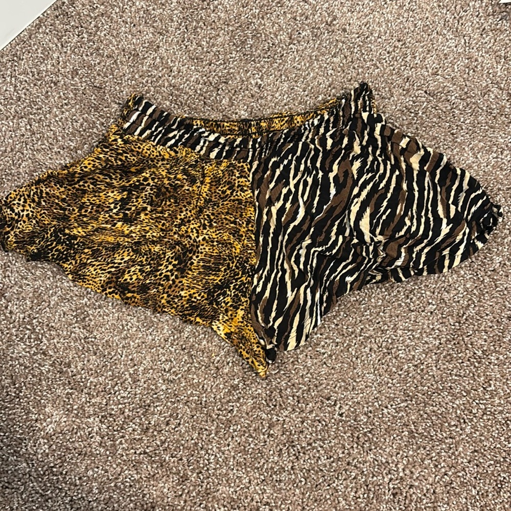 Animal Print Shorts